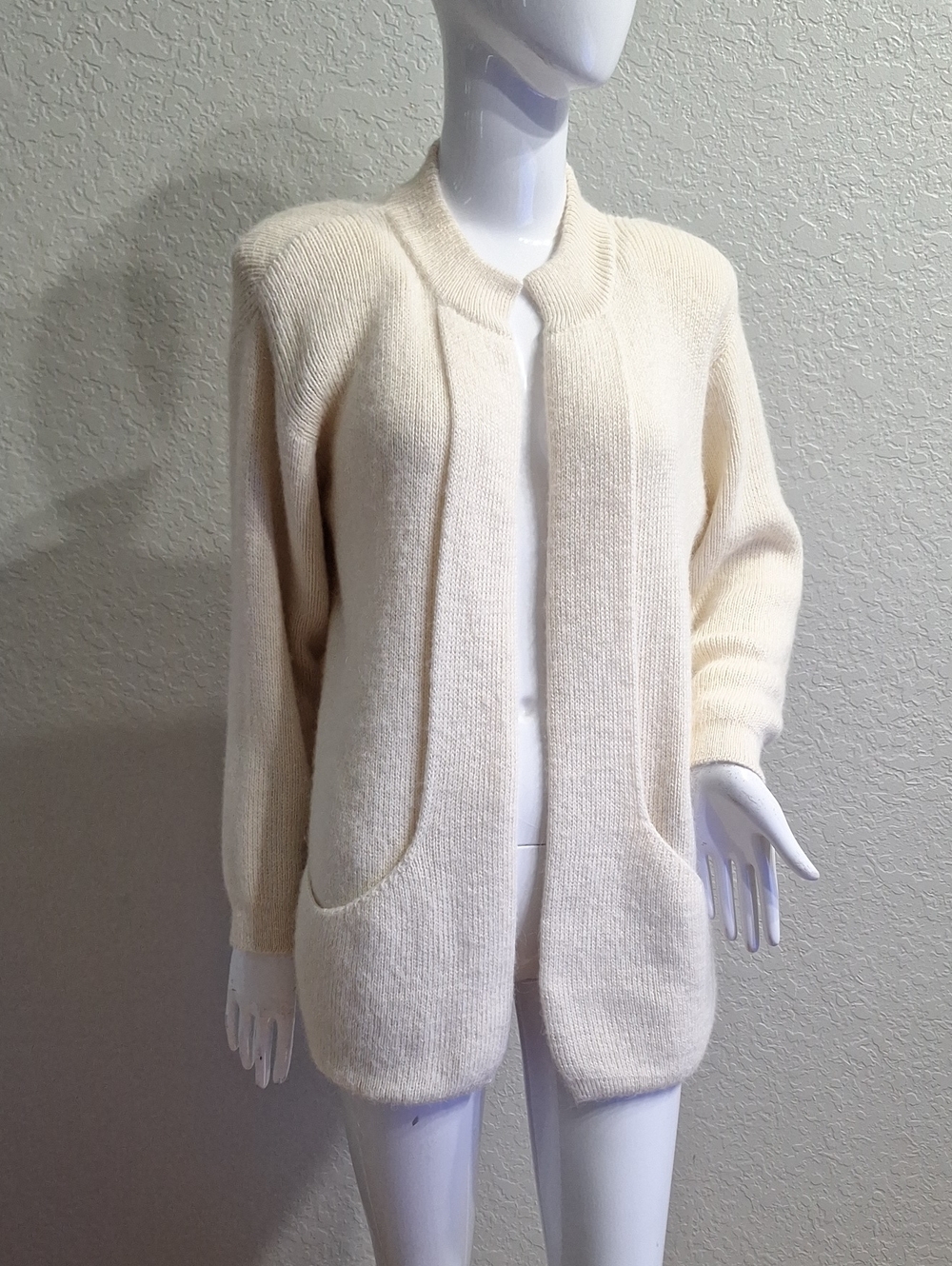 Vintage  Super Soft Baby Alpaca Cardigan Sweater